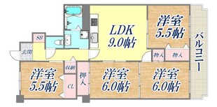 ネオハイツ西宮の物件間取画像